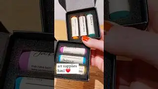 art supplies haul #arthaul #shorts #carandache #jackson #artsupplies #artist #artist #art #short