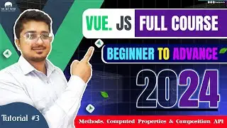 Master Vue.js 3 Methods, Computed Properties, and Watchers | Learn With Ritwik Biswas