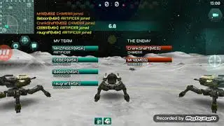 Robokrieg MSK all ART&Iacute;FICER vs MEG, WAR tier 8, 28/06/19