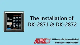APO DK-2871 & DK-2872 Keypad Installation and Wiring Method
