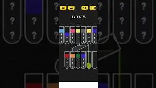 water sort puzzle level 4075