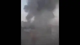 #شاهد سيدة من #غزة توثق لحظة قصف مسكنها