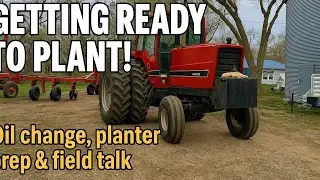 Seed Corn Delivery, Tractor Maintenance & Spring Field Prep | Hunhoff Heritage Farm
