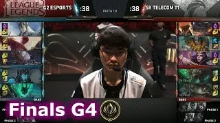 SK Telecom T1 vs G2 eSports | Game 4 Grand Finals LoL MSI 2017 Play-Offs | SKT vs G2 Final G4