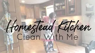 Scrubbing Down My Homestead Kitchen || Cleaning Motivation