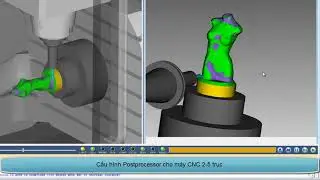 MasterCam 5 axis machining- DMG DMU50 Machine.