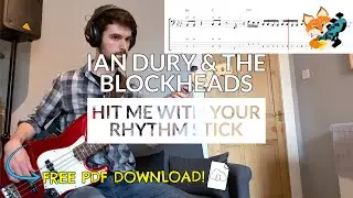 Ian Dury and The Blockheads - Hit Me With Your Rhythm Stick (Bass Cover) | Bass TAB Download