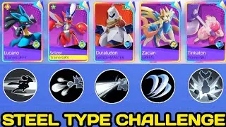 Steel Type Only Challenge in Rank Match 😱 Pokemon Unite | NINZA PLAYS