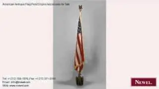 American Antique Flag Pole Empire Accessories for Sale
