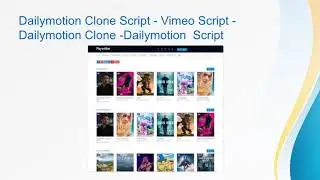 Dailymotion Clone script - Vimeo Script - Dailymotion Clone -Dailymotion  Script