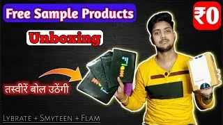 🔥 Homingos Video Card, Smytten, Lybrate || All Free Sample Products Unboxing || Flam Card Unboxing
