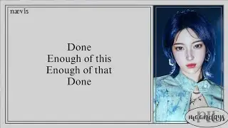 n&aelig;vis (나이비스) - Done 'Lyrics'