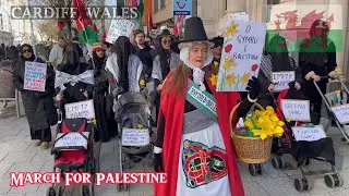 March For Palestine, Cardiff South Wales