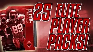 SO MANY COINS!-25 ELITE PLAYER PACK OPENING!-Madden Overdrive