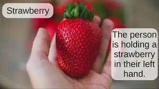 Strawberry: Word Pronunciation - Read Along (Australian Accent) Picture Dictionary English