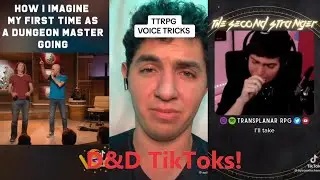 D&D TikToks for Short Rests!
