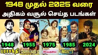 Highest Grossing Tamil Movies (1948&ndash;2025) | Year Wise Box Office Rankings