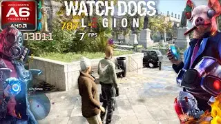 Watch Dogs: Legion (AMD A6, Radeon R4 Graphics) Low End PC (512MB)