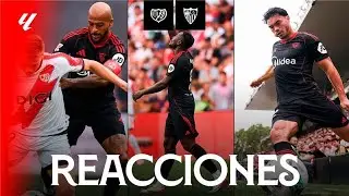 Las reacciones de los protagonistas tras la victoria en el Rayo Vallecano vs Sevilla FC