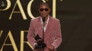 PHARRELL WILLIAMS Wins DR. DRE GLOBAL IMPACT AWARD | 2026 GRAMMYs Acceptance Speech