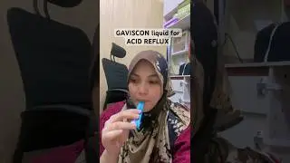 How to take/drink GAVISCON for having Acid Reflux GERD Liquid Sachet #gerd #acidrefluxtreatment