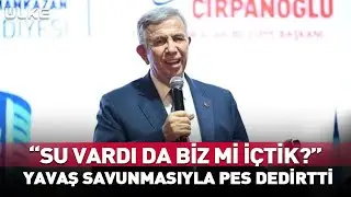 Mansur Yavaş Su Savunmasıyla Pes Dedirtti! #haber