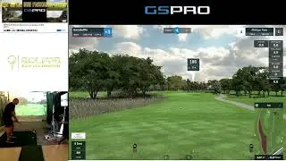 Golffe Plays SGT GSPRO Q School with GSPro Software and Mevo+