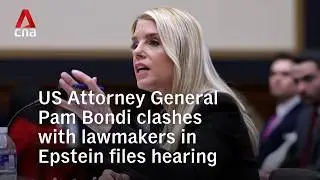 US Attorney General Pam Bondi clashes with lawmakers in Epstein files hearing