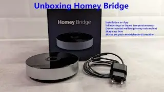 Kom igång med Homey Bridge och demo av en enkel automation