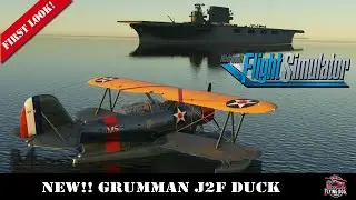 Get THE Premiere First look at the FREE Grumman Duck in MSFS 2020!