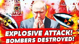 🛑BREAKING! MOSCOW IN FLAMES &mdash; 200 MISSILES STRIKE AIRBASE, NUCLEAR BOMBERS DESTROYED! | DASHA