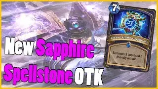 Sapphire Spellstone OTK! New Overload Shaman! [Hearthstone Game of the Day]