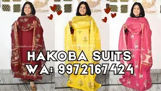 31Jan STUNNING HAKOBA SCHIFFLI block print suits. WA 9972167424 India1001 is live