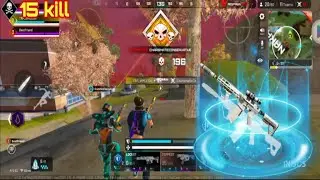 Indus battle royale gameplay || indus battle royale 15 kill in gold 2 ||