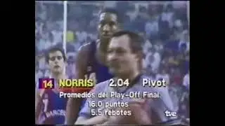 SPANISH ACB LEAGUE: 1988 playoff finals - Barcelona vs Real Madrid (game 5)