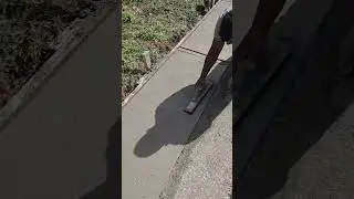 Full video: concrete driveway repair,backward from the end to the beginning#construction #satisfying