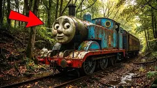 ASMR Car Restoration😱- Abandoned Thomas Train Found in the Forest | Full Rebuild
