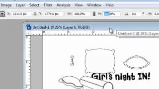 Combine digiStamps in Photoshop