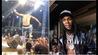 Yawa ! Burnaboy K!cks a fan - Nigerians Vex