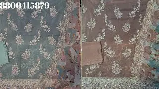 Latest Crush Simmer Fabric Designer Party Wear Suit 🤩✨️ WhatsApp us on 8800415879