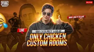 PUBG MOBILE LIVE CUSTOM ROOM UC & CASH REWARD ROOMS | #pubgmobile #live #livestream