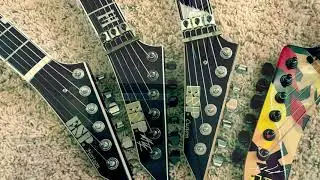 ESP shop comparo Lynch Kamikaze Hanneman Laiho Horizon w/ Mesa Dual Rectifier Mark IIC++
