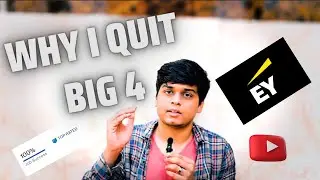Why I QUIT ❌my High Paying💲BIG4 (EY) Job