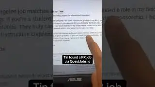 From student to PR in New Brunswick #questjobs.io