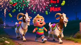 Baby in Fireworks Town 🎆👶 | Learn Colors & Fun for Kids | Preschool Adventure