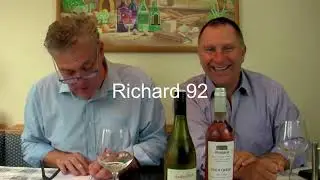 Andrew Peace vs a Pinot Grigio . Coop wines.