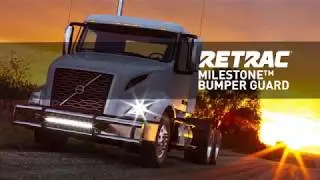 MileStone&trade; Semi Truck Bumper Guard with LED Light Bar | Features & Benefits