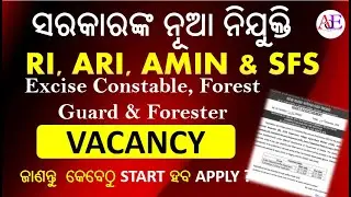 OSSSC New Vacancy 2025 | RI ARI New Vacancy 2025 | RI ARI AMIN Recruitment 2026 Notification