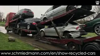 BMWs for recycling at Schmiedmann Nordborg | Arrived the  8th of March