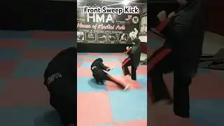 Front Sweep Kick #martialarts #kicks #karate #taekwondo #kungfu #mma #selfdefence #shorts #bredanfou